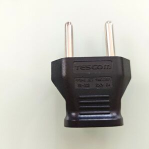 未使用 海外旅行用 変換プラグ Cタイプ テスコム TESCOM C2ヘンカンプラグ RE-002 250V 6A