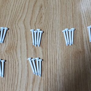 パソコン ファン用 白 ネジ 約30mm 24本
