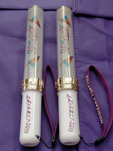 2本 乃木坂46 ペンライト スティックライト サイリウム 真夏の全国ツアー 2019