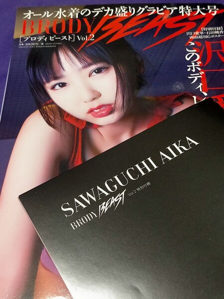 沢口愛華 石田桃香 BRODY BEAST 増刊号 安藤咲桜 志田友美 高崎かなみ 大和田南那 ポスター ブロディビースト