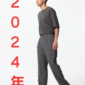 タックワイドパンツ