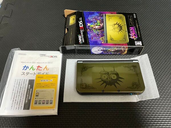 5月末まで割引〔超美品〕Newニンテンドー3DS LL ゼルダの伝説 ムジュラの仮面 3D パック+おまけ