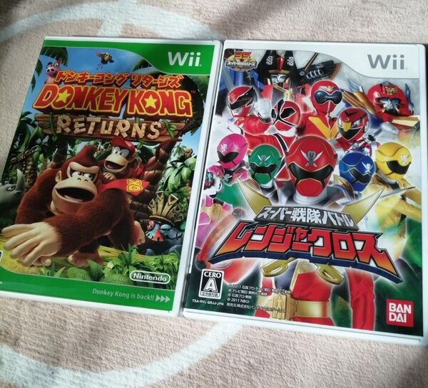 ドンキーコングリターンズ、スーパー戦隊レンジャークロス Wii