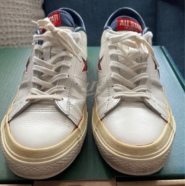 ONE STAR OX WHITE/NAVY/ RED 9 27.5cm
