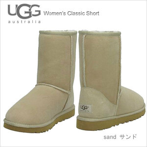 UGG UGG lady's classic Short sheepskin mouton boots Sand 9