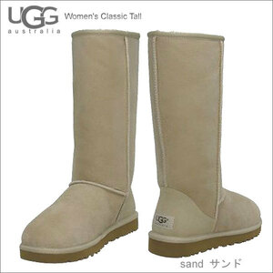 UGG　アグ　レディース　クラッシック　トール　シープスキン　ムートン　ブーツ サンド 9