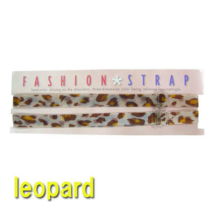  lady's can charm bra straps colorful bra straps Leopard ( leopard print )leo