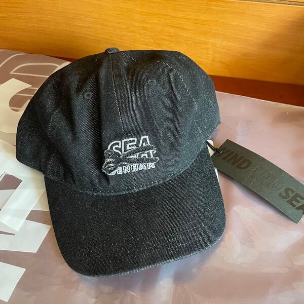 WIND AND SEA x DENHAM Deinm Cap Black キャップ