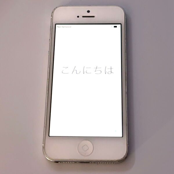 iPhone 5 16GB ホワイト&シルバー ソフトバンク A1429 Apple SoftBank