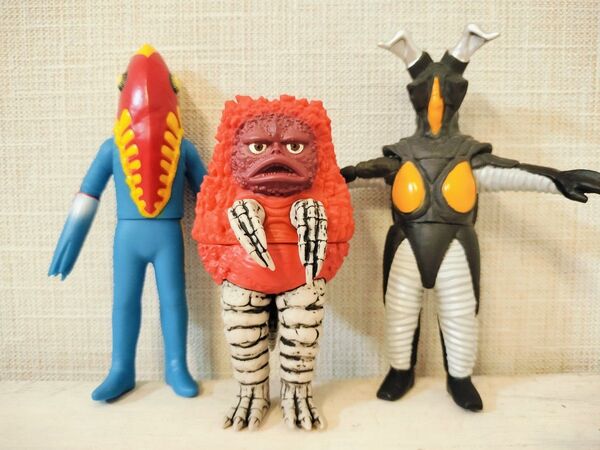 ウルトラマンシリーズ 怪獣 ソフビ フィギュア 3体セット