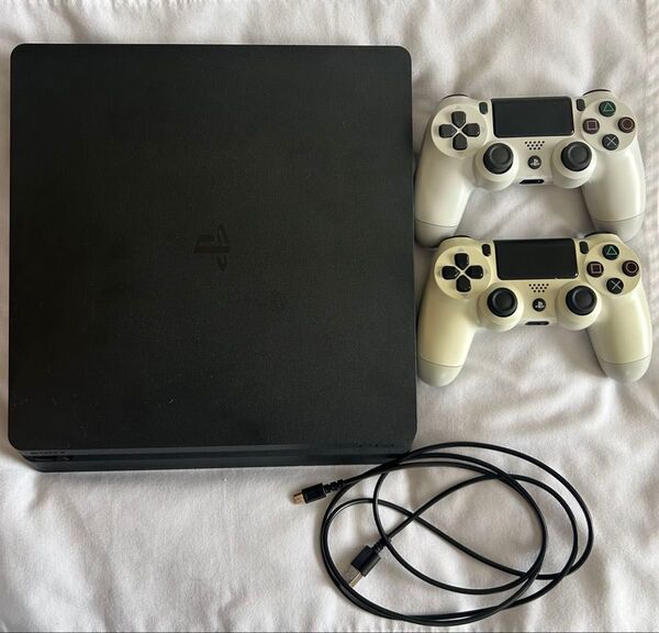 PS4 本体 PlayStation4 ジェット・ブラック CUH-2200A コントローラー2個 DUALSHOCK4