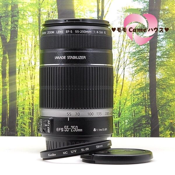 運動会の撮影に必須!☆Canon EF-S 55-250mm☆手振れ補正付
