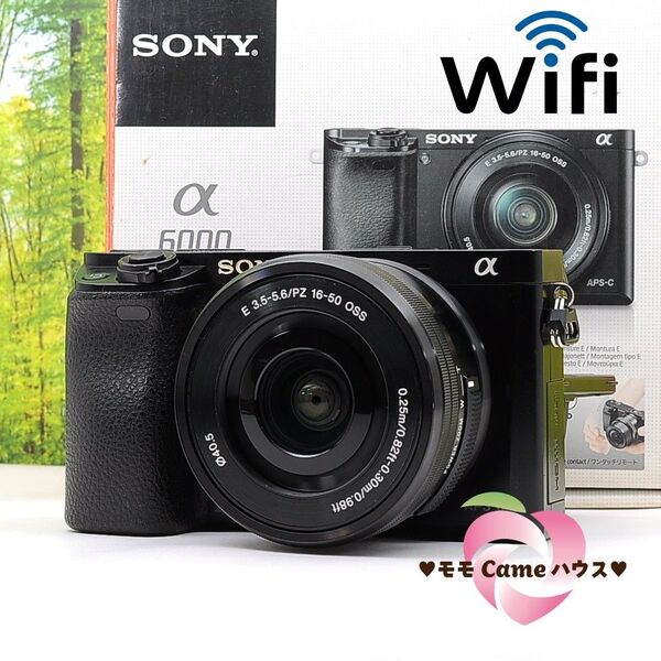 WiFi搭載機種☆SONY α6000★高性能ミラーレス一眼レフ