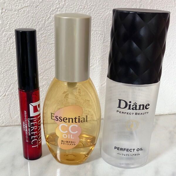 ヘアオイルDiane パーフェクトビューティーモイストダイアン エッセンシャルCCオイル LP GR まつ毛美容液