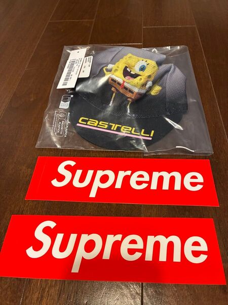 Supreme x SpongeBob SquarePants Castelli Cycling Cap "Black"