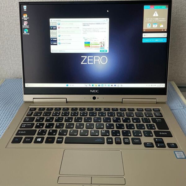 【バッテリー交換済】NEC LaVie Hybrid ZERO PC-HZ350GAG Windows11 タッチパネル 軽量