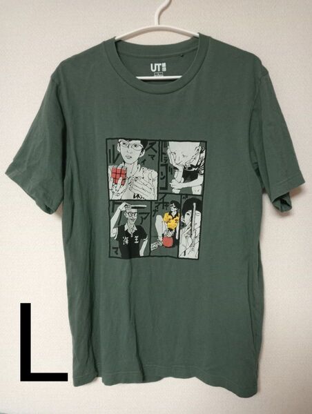 ユニクロ UT 半袖Tシャツ 松本大洋「ピンポン」 Lサイズ グリーン