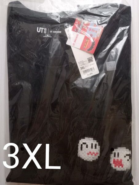 UNIQLO(ユニクロ)UTアーカイブス スーパーマリオ メンズ 3XLサイズ テレサ ブラック