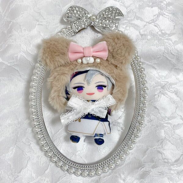 10cm にじぱぺっと おまんじゅう ぬい服 被り物