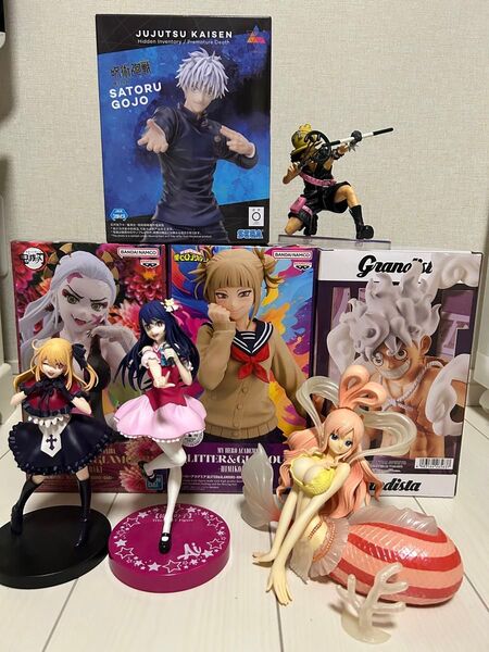 フィギュア まとめ売り 8体セット ONE PIECE 呪術廻戦 鬼滅の刃 僕のヒーローアカデミア 推しの子 一番くじ ウソップ