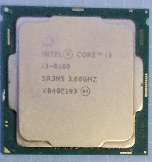 Intel Core i3 8100 SR3N5
