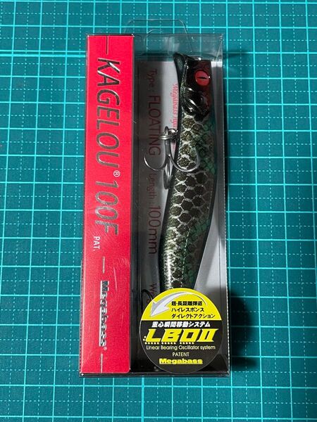 Megabass KAGELOU100Fメガバス カゲロウ100F エキシビジョンツアー2025 ブラックオロチ