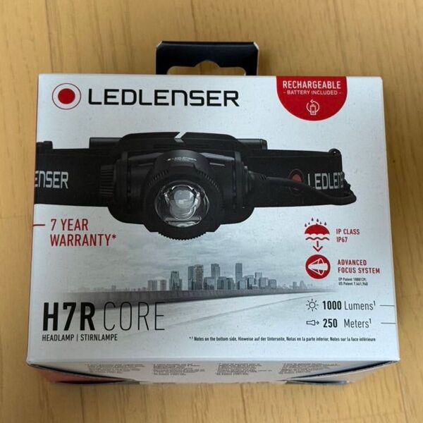 LEDLENSER H7RCORE 充電式LEDヘッドライト レッドレンザー