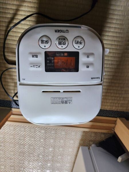 タイガー魔法瓶 炊飯器 tacook JKU ホワイト