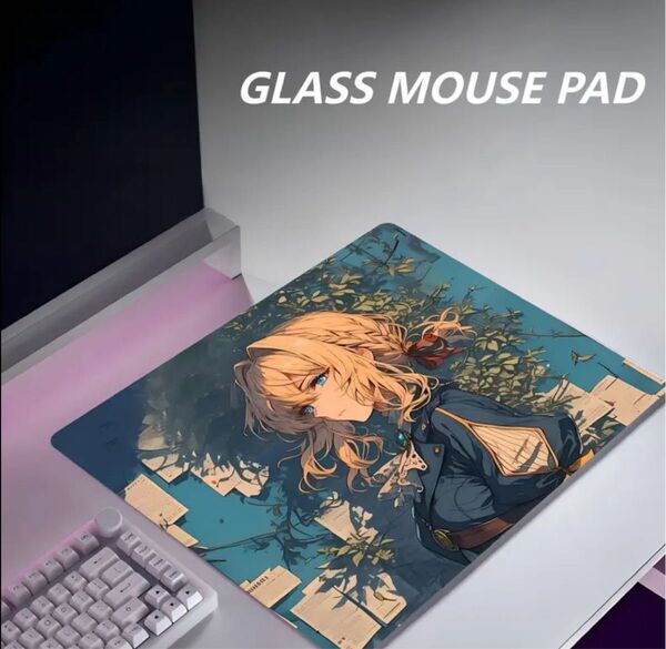 バイオレット・エヴァーガーデン ガラスマウスパッド