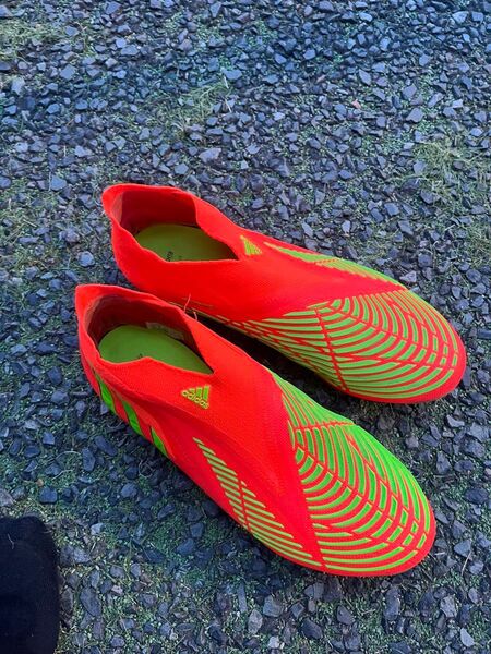 adidas プレデター紐なし fg 26.5cm シューズ