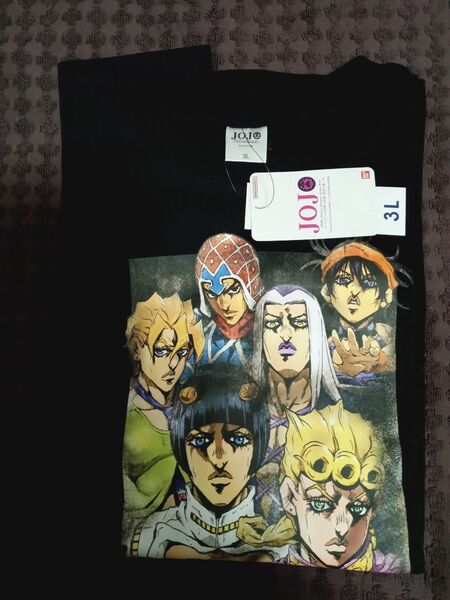 新品 ジョジョの奇妙な冒険 黄金の風 アベイル バンダイ ロングTシャツ 3Lサイズ