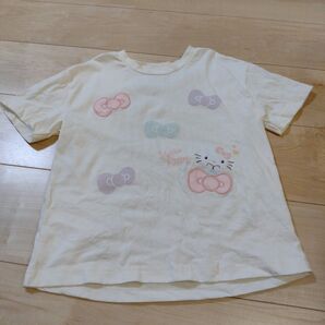 ハローキティ Tシャツ 130 フタフタ サンリオ