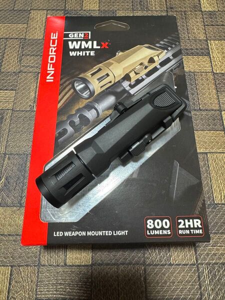 実物 INFORCE WMLx gen2 800ルーメン ブラック インフォース