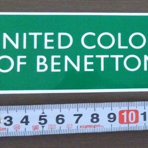 【中古品 非売品】ベネトン UNITED COLORS OF BENETTON ステッカー