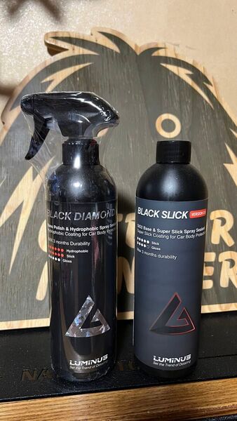 LUMINUS BLACK DIAMOND & BLACK SLICK ルミナス