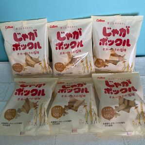 じゃがポックル オホーツクの塩味 6袋セット Calbee カルビー