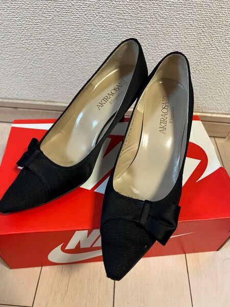 AKIRA OSAKI Elegance パンプス 23cm ブラック
