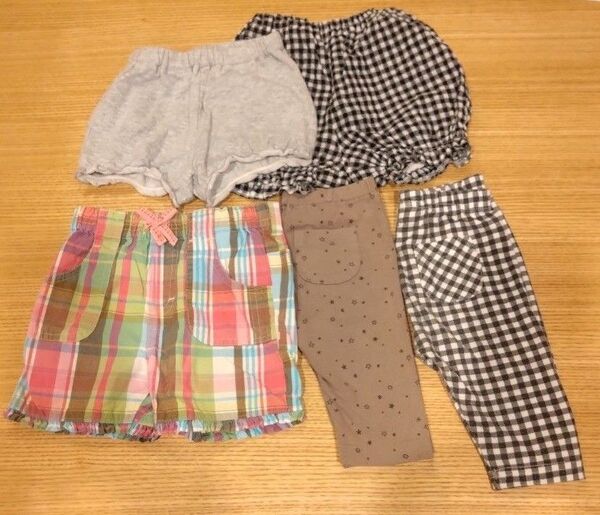 ショートパンツ 女の子 80