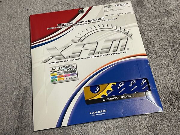 XAM CLASSIC スプロケット A4202-38T TZ250 TZR250 新品