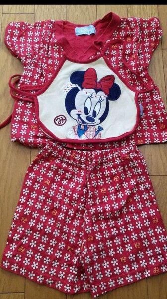 ディズニー女の子甚平80センチ