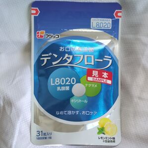 フジッコ デンタフローラ L8020 乳酸菌 レモンミント味 31粒