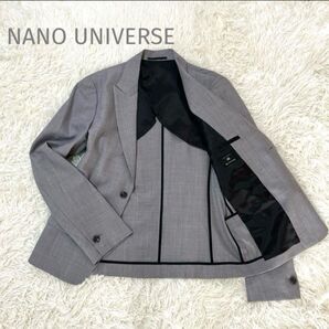 【極美品】ナノユニバース NANO UNIVERSE テーラードジャケット M