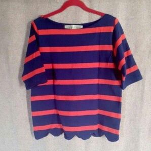 カットソー スカラップ Tシャツ