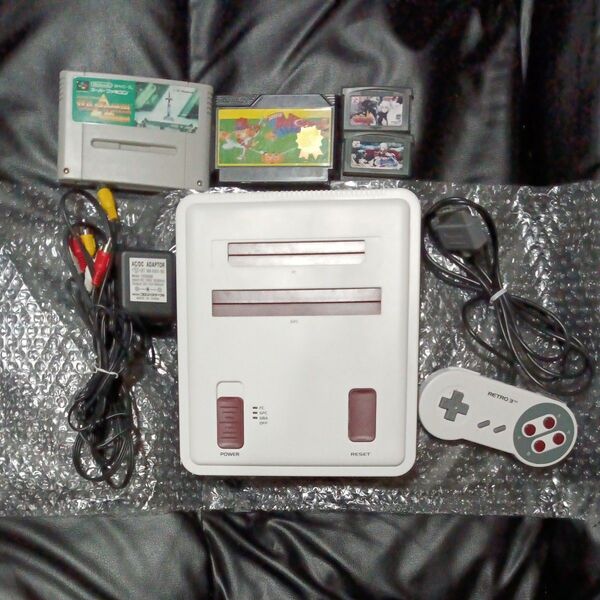レトロトライ3 コロンバスサークル FC SFC GBA 互換機 ソフト付き ファミコン ゲームボーイアドバンス