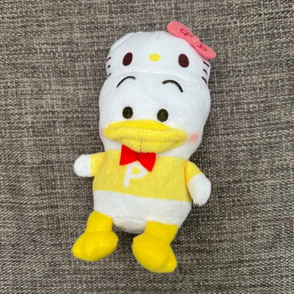 新品 ゆるかわ サンリオキャラクターズ マスコット あひるのペックル ハローキティ 50周年Ver.
