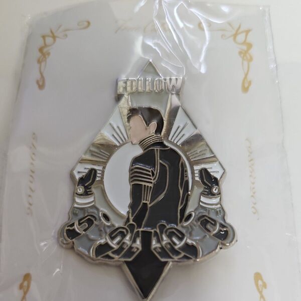 U-KNOW YUNHO ファンサイト グッズ 東方神起 TVXQ!ユノ ソロ曲 FOLLOW ピンバッジ