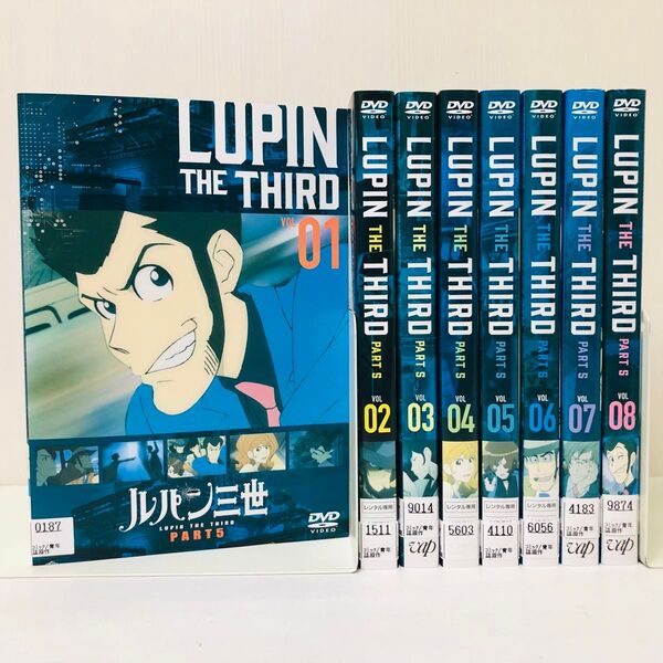 ルパン三世 PART 5 DVD全巻セット 全8巻 パート5 DVD全巻セット 全巻 レンタル落ち 国内流通済み正規品