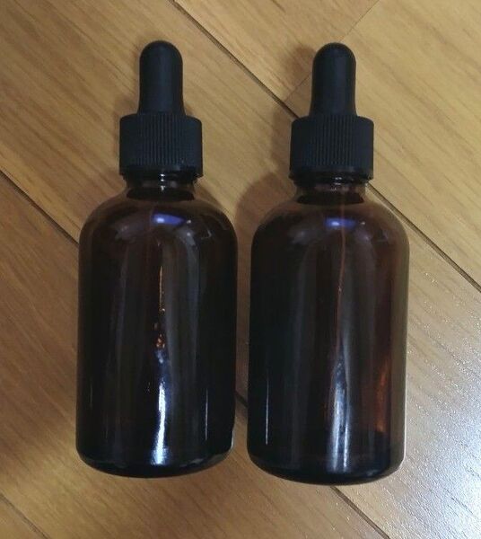 遮光瓶 スポイト 60ml ×2本セット