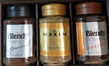 AGFブレンディ&マキシム インスタントコーヒー3本セット