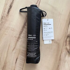 Wpc. IZA LIGHT&SLIM 晴雨兼用 日傘 ブラック 黒 55cm